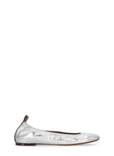 Lanvin Ballerinas In Silver
