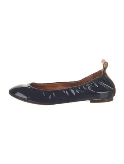 Pre-owned Lanvin Ballet Flats W/ Tags In Blue