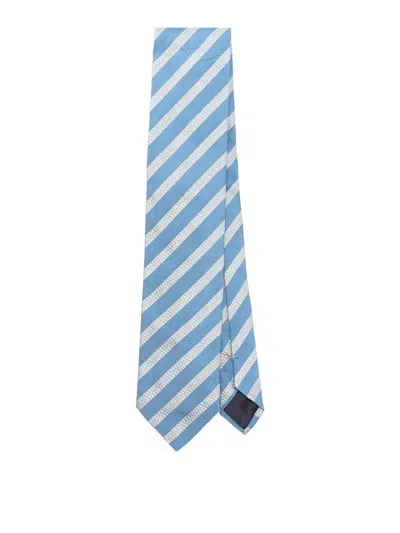 Lanvin Band Tie In Blue