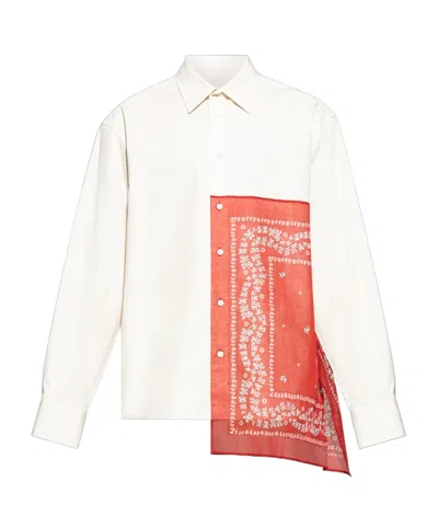 Lanvin Bandana Shirt In White