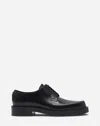 Lanvin Banjo Leather Richelieu For Men In Black