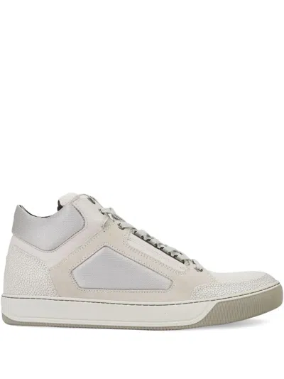 Lanvin Basket Sneakers In Neutral