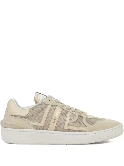 Lanvin Baskets Basses Clay "platre" Sneakers In Neutral