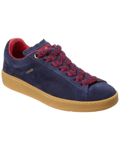 Lanvin Basses Curb Lite Suede Sneaker