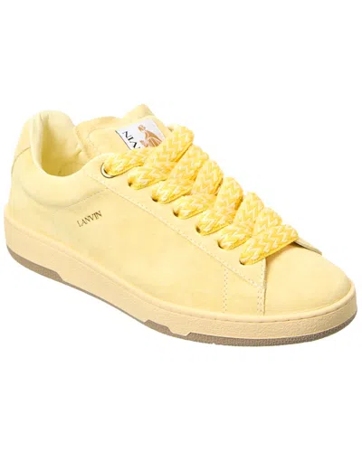 Lanvin Basses Curb Lite Suede Sneaker