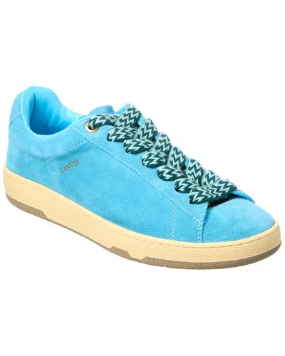 Lanvin Basses Curb Lite Suede Sneaker