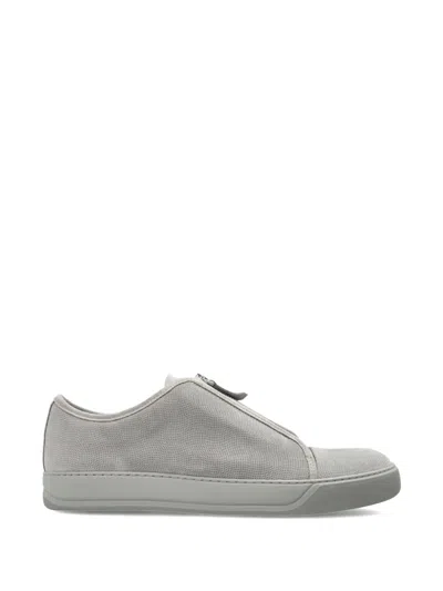 Lanvin Bb1 Zip-fastening Low-top Sneakers In Gray