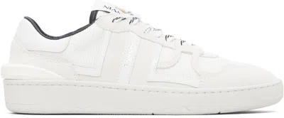 Lanvin Clay Sneakers In Mesh And Leather In Multi