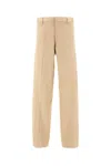 LANVIN BEIGE COTTON CHINO PANTS