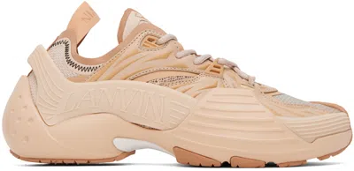 Lanvin Flash-x Low-top Sneakers In 57 Nude
