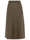 Lanvin Fine Knitted Flared Midi Skirt