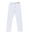 Lanvin Logo-patch Jeans In Blue