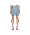 Lanvin Belt Loop Skirt In Blue