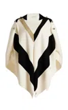 Lanvin Belted Poncho In Multi