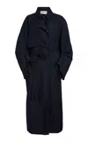 Lanvin Belted Wool-blend Trench Coat In Animal Print