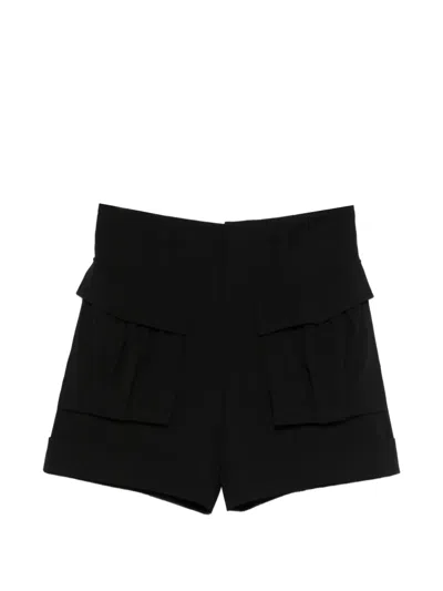 Lanvin Belt-loop Cargo Shorts In Black