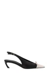 Lanvin Black Slingbacks Heels