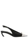 Lanvin 'bico' Slingbacks In Black