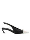 Lanvin Black Slingbacks Heels In Black