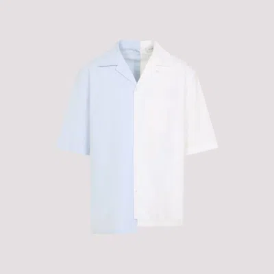 LANVIN BICOLOR ASYMMETRIC SHIRT