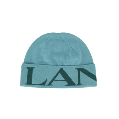 Lanvin Bicolor Virgin Wool Women's Beanie