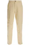 LANVIN LANVIN BIKER GABARDINE TROUSERS