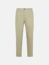 Lanvin 'biker' Green Cotton Pants In Green