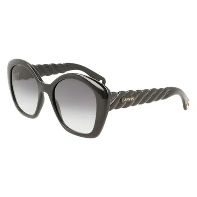Lanvin Bio Injected Women's Sunglasses In Black