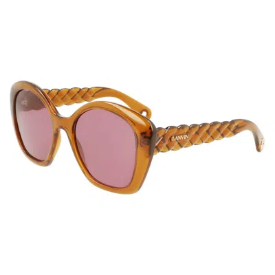 Lanvin Bio Injected Women's Sunglasses In Brown