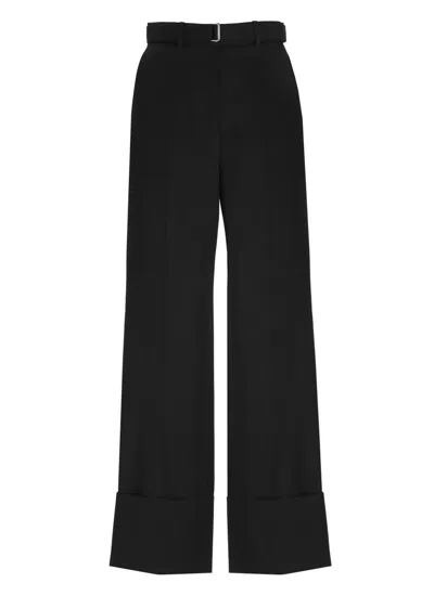 LANVIN LANVIN TROUSERS BLACK