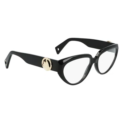LANVIN LANVIN BLACK ACETATE GLASSES WOMEN'S (FRAMES)