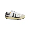 Lanvin Black And White Leather Clay Low Mesh Sneakers