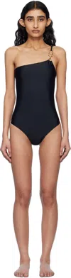 Lanvin Black Swimsuit In Polyamide Blend In Black