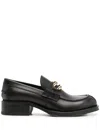 Lanvin Moccasters In Black