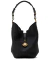Lanvin Medium Bucket Bag Top Handle In Black