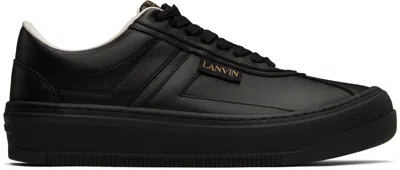 Lanvin Black 'cash By ' Sneakers In Black10