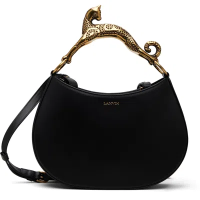 Lanvin Black Cat Bag In 10black