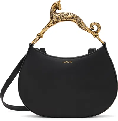 Lanvin Black Cat Leather Bag