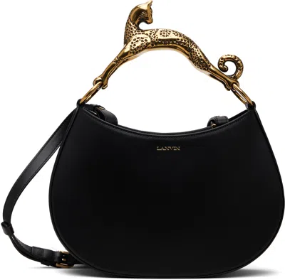 Lanvin Black Cat Leather Bag
