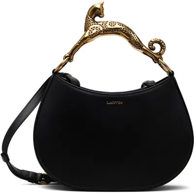 Lanvin Black Cat Leather Handbag