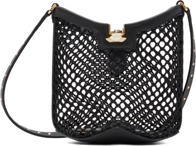 Lanvin Black 'catch By ' Nano Bucket Bag In Purple