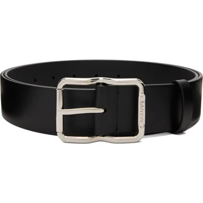 Lanvin ブラック Classic ベルト In White
