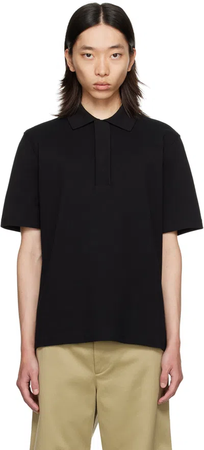 LANVIN BLACK CLASSIC POLO
