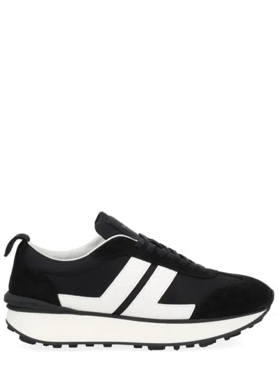 Lanvin Black Color Block Sneakers