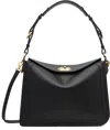 Lanvin Compagnon Small Asymmetrical Bag With A Python Finish In Black
