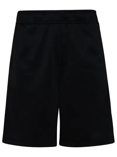 Lanvin Black Cotton Blend Bermuda Shorts