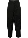 Lanvin Pantaloni Biker Affusolati In Black