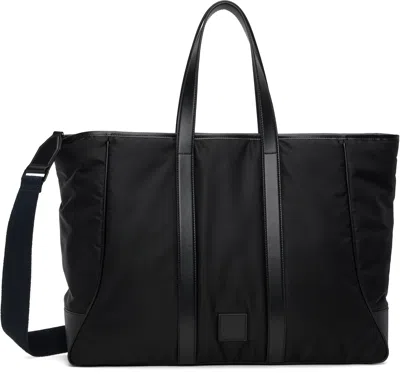 LANVIN BLACK CURB NYLON TOTE
