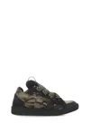 Lanvin Curb Sneakers In Black