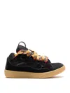 Lanvin Curb Lace-up Sneakers In Multi